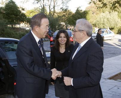 Secretary-General Meets Acropolis Museum President
