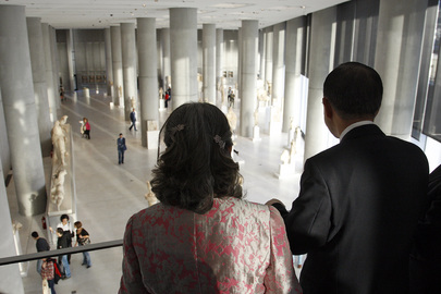 Secretary-General Visits Acropolis Museum in Athens