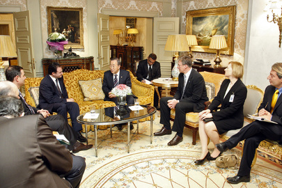 Secretary-General Meets Greek Finance Minister