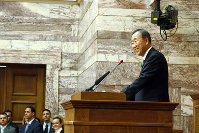 Secretary-General Addresses Greek Parliament