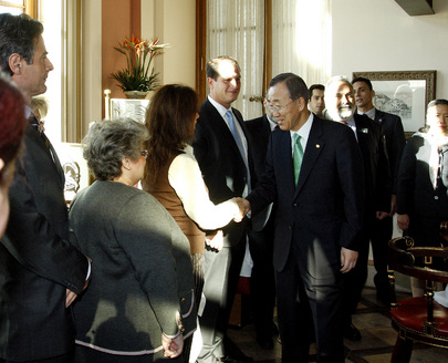 Secretary-General Meets UN Staff and Greek UNA in Athens