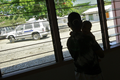 UN Police Guard Vulnerable Persons Shelter in Timor-Leste