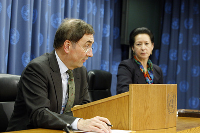 Director of Climate Change Team Briefs Media