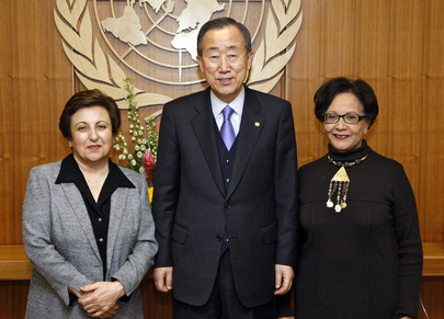 Secretary-General Meets Nobel Peace Laureate and FIDH President
