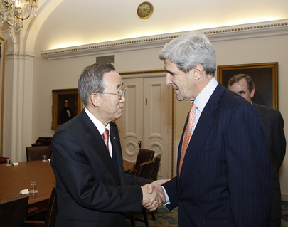 Secretary-General Meets U.S. Senator of Massachusetts