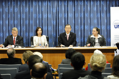 Secretary-General Briefs on Men's Network to End Violence against Women