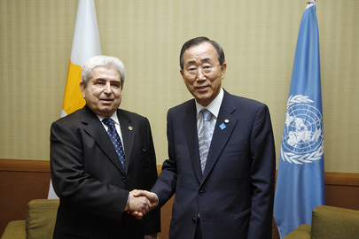 Secretary-General Meets President of Cyprus in Trinidad