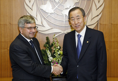 Secretary-General Meets Permanent Representative of Hungary
