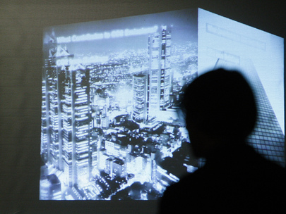 Press Conference on CO2 Cubes Art Installation
