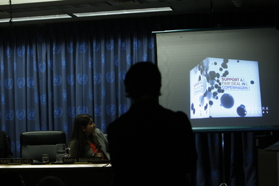 Press Conference on CO2 Cubes Art Installation