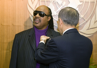 Secretary-General Appoints Stevie Wonder UN Messenger of Peace