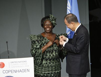 Secretary-General Inducts Wangari Maathai as UN Messenger of Peace