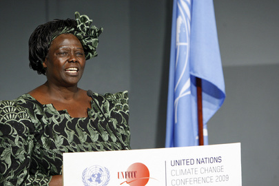 Mensageira da Paz da ONU, queniana Wangari Maathai morre aos 71 anos. Foto: ONU/Mark Garten Mensageira da Paz da ONU, queniana Wangari Maathai morre aos 71 anos. Foto: ONU/Mark Garten