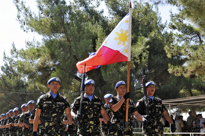 Change of Command Ceremony at UNDOF Camp