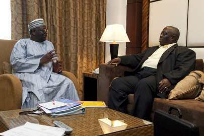 UNAMID Chief Meets UNAMID Deputy in Khartoum, Sudan