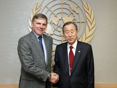 Secretary-General Meets UNDOF Force Commander