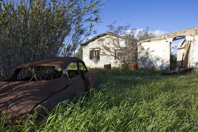 Areas in Cyprus UN-Controlled Buffer Zone Untouched Since 1974