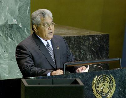 H.E. The Honourable Maatia TOAFA, Acting Prime Minister