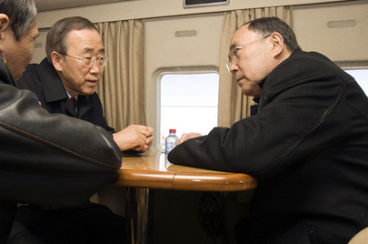 Secretary-General En Route to Kazakh Former Nuclear Test Site