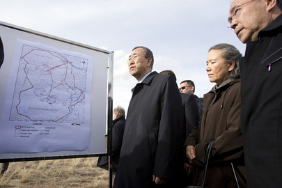 Secretary-General Visits Ground Zero of Kazakh Nuclear Test Site