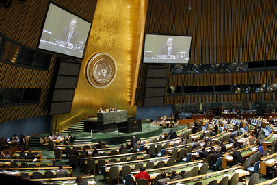 NPT Review Conference inside General Assembly Hall