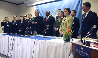 Permanent Representative of France Addresses Press Conference in DRC