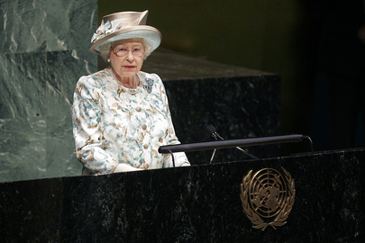 Queen Elizabeth II of United Kingdom Addresses General Assembly