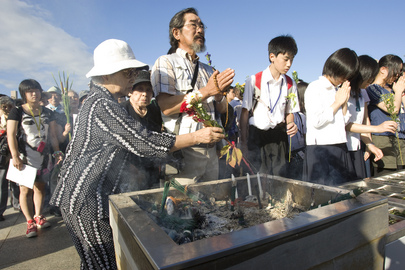 Secretary-General Attends Hiroshima Peace Memorial Ceremony