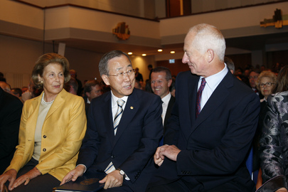 Secretary-General Meets Prince and Princess of Liechtenstein