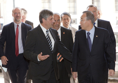 Secretary-General Meets Foreign Minister of Austria