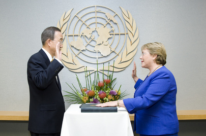 Secretary-General Swears in Head of UN Women