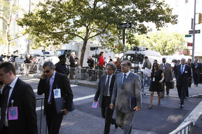 Street Scene during Summit on MDGs