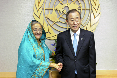 Secretary-General Meets Prime Minister of Bangladesh
