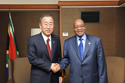 Secretary-General Meets President of South Africa in Seoul