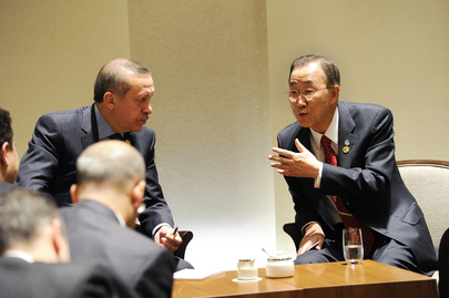 Secretary-General Meets Prime Minister of Turkey in Seoul