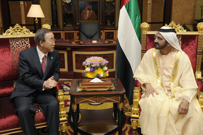 Secretary-General Meets U.A.E. Prime Minister and Emir of Dubai