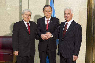 Secretary-General Meets Turkish and Greek Cypriot Leaders in Geneva