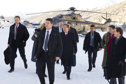 Secretary-General Arrives in Davos for World Economic Forum