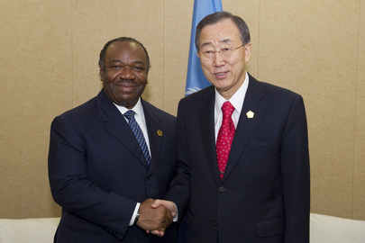 Secretary-General Meets with President of Gabon