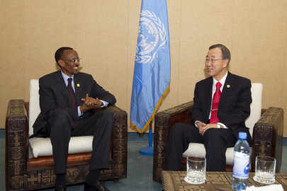 Secretary-General Meets President of Rwanda
