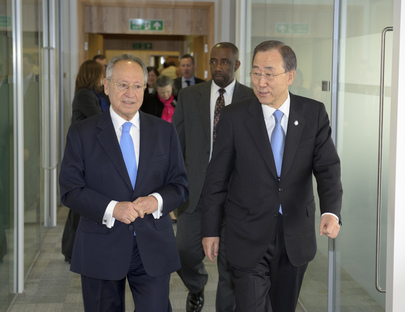 Secretary-General Meets IMO Chief in London