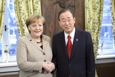 Secretary-General Meets Chancellor of Germany in Munich