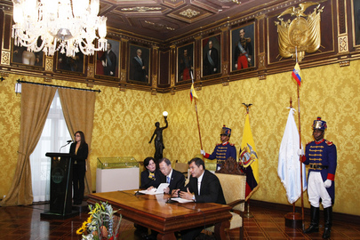 Secretary-General and Ecuadorean President Brief Press
