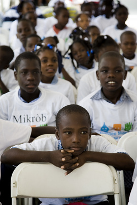 Global Handwashing Day in Haiti