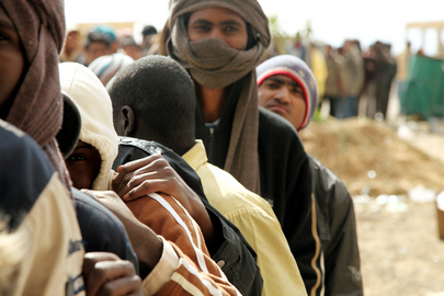 After Fleeing Libya, Refugees Stranded in Egyptian Border Town