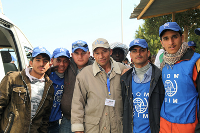Egyptian IOM Volunteers Assist Refugees from Libya