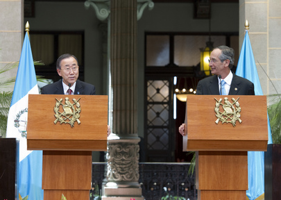 Secretary-General and Guatemalan President Brief Media