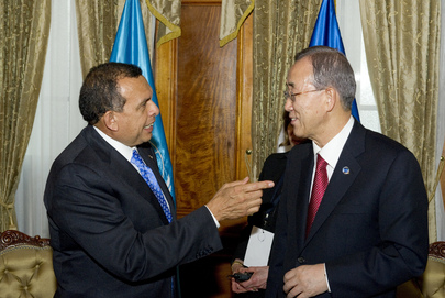 Secretary-General Meets President of Honduras in Guatemala City