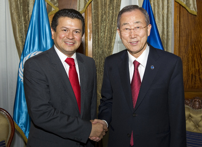 Secretary-General Meets Foreign Minister of El Salvador in Guatemala City