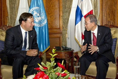 Secretary-General Meets Vice President of Panama in Guatemala City